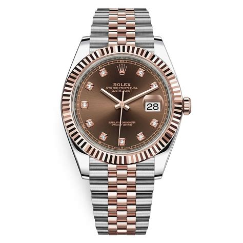 rolex chocolate diamonds|Rolex datejust 41mm chocolate dial.